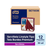 SE70036 TORK PREMIUM SERVILLETA LINSTYLE BURDEO 12X50