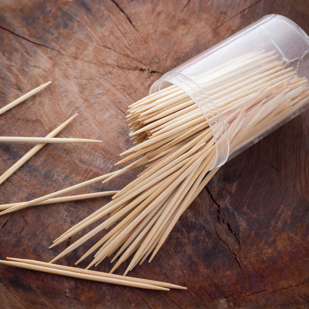PALO COCTEL MADERA BAMBU MONDADIENTE 6,5 CM 1X100 U