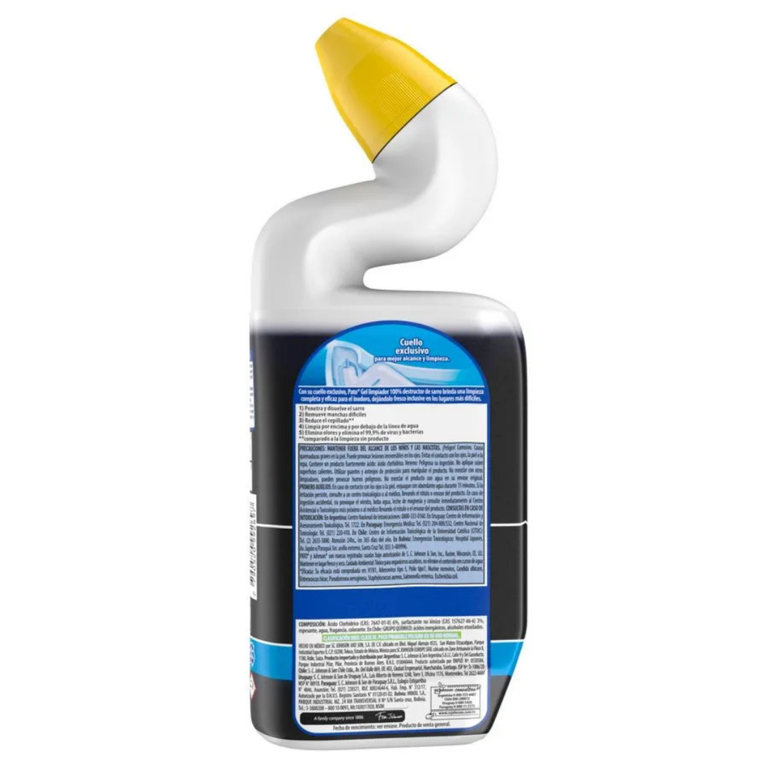 LIMPIADOR DE INODORO PATO PURIFIC DESTRUCTOR DE SARRO CITRUS 500ML