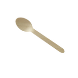 CUCHARA DE MADERA 17CM 1X100