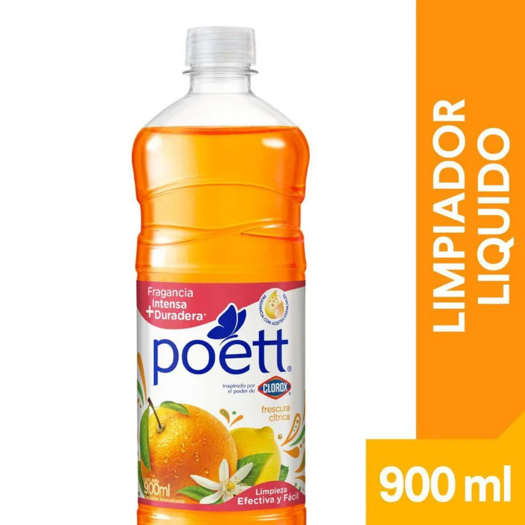 LIMPIADOR DE PISOS POETT CITRUS 900CC
