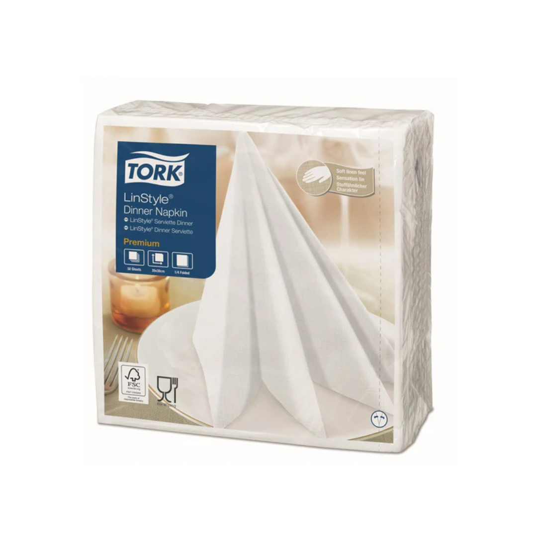 SE70035 TORK PREMIUM SERVILLETA LINSTYLE BLANCA 12X50