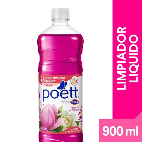 LIMPIADOR DE PISOS POETT FLORES DE PRIMAVERA 900CC