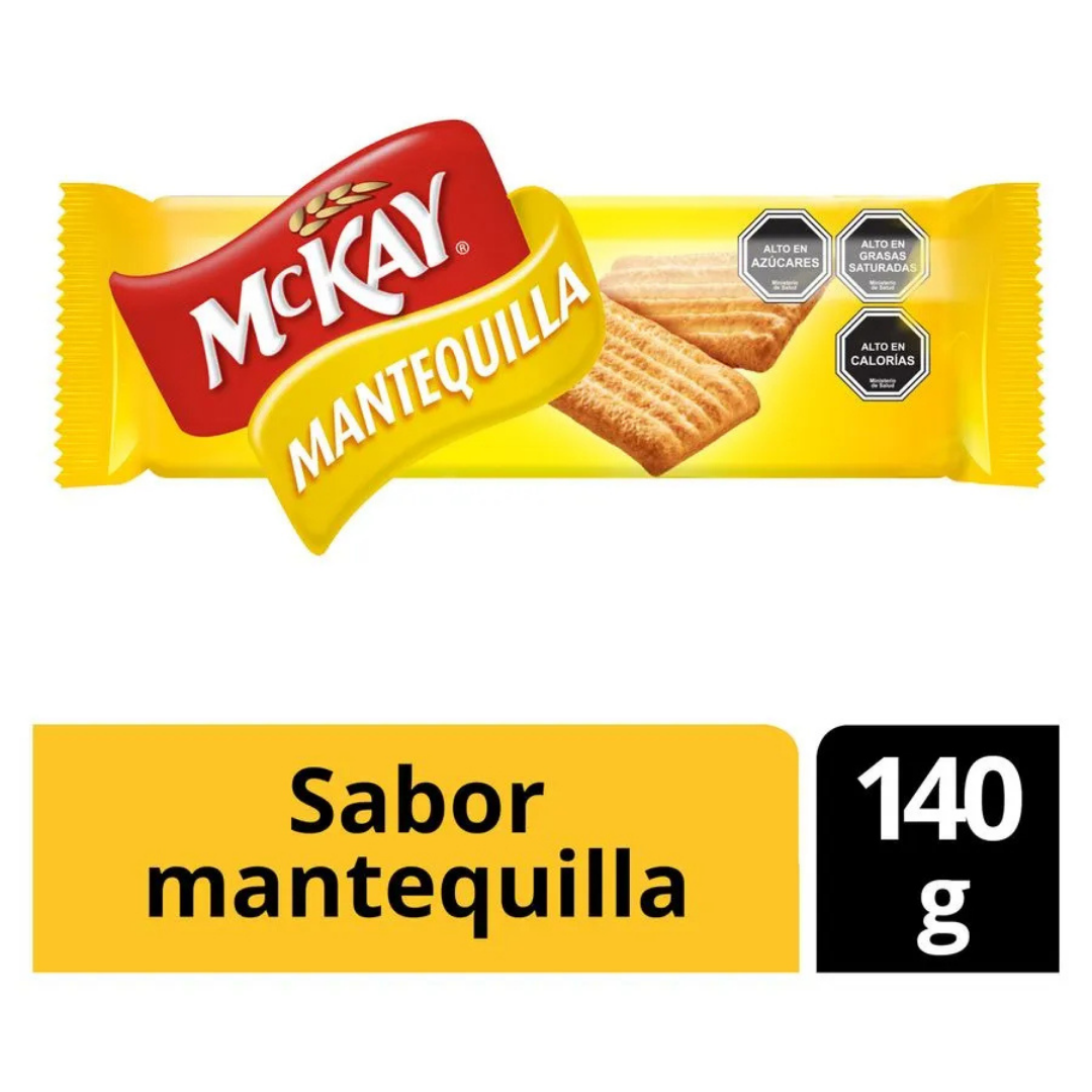 GALLETA MANTEQUILLA 140GR MC KAY