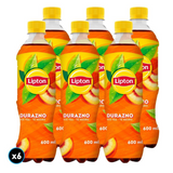 LIPTON TE NEGRO DURAZNO PET 600CCX6