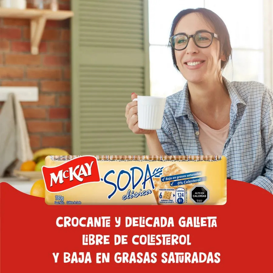 GALLETA MCKAY SODA CLASICA 180G
