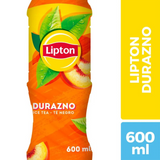 LIPTON TE NEGRO DURAZNO PET 600CCX6