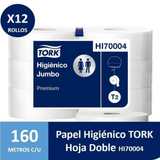 HI70004 TORK PREMIUM HIGIENICO JUMBO D/H 12X160 MT