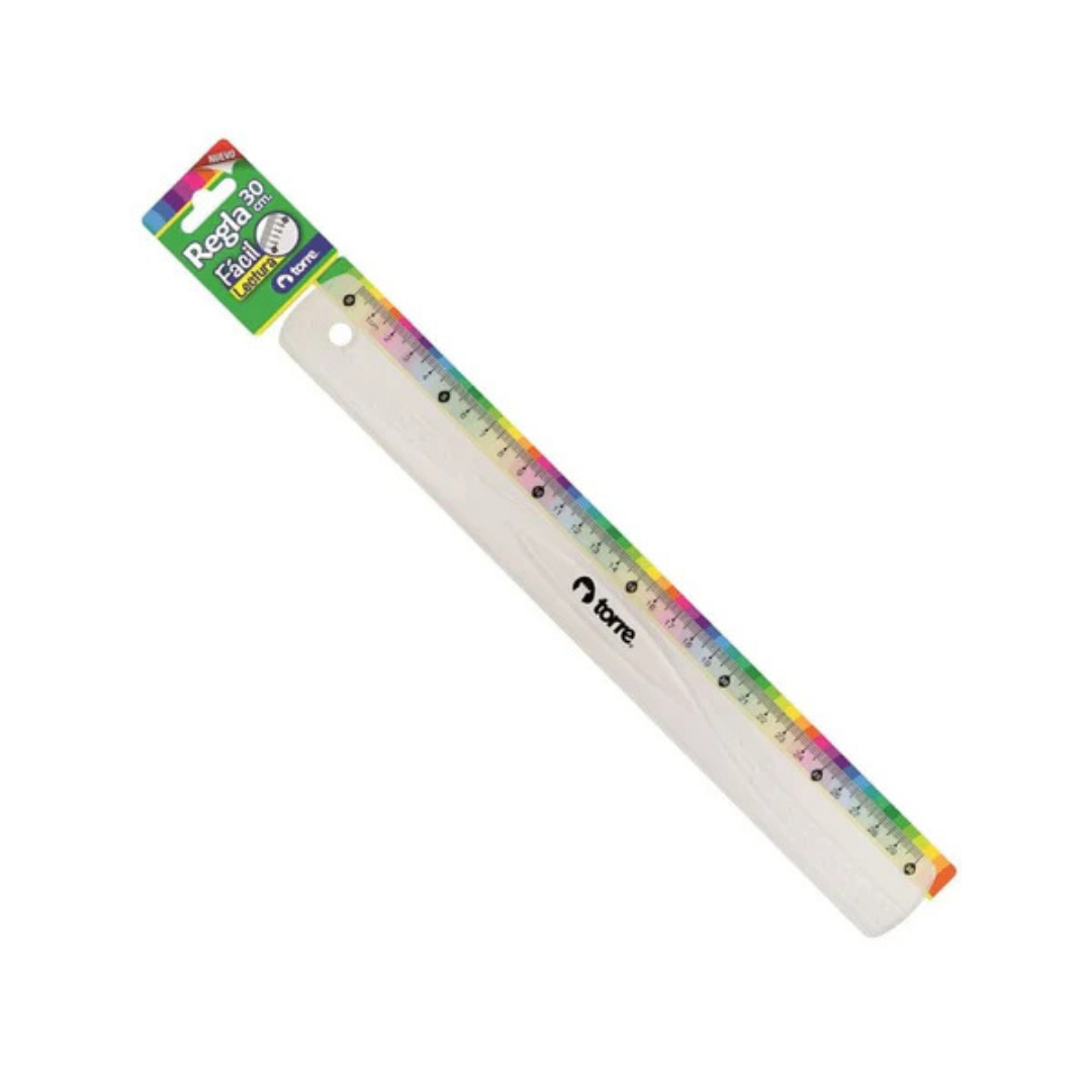 REGLA 30 CMS PLASTICA TORRE