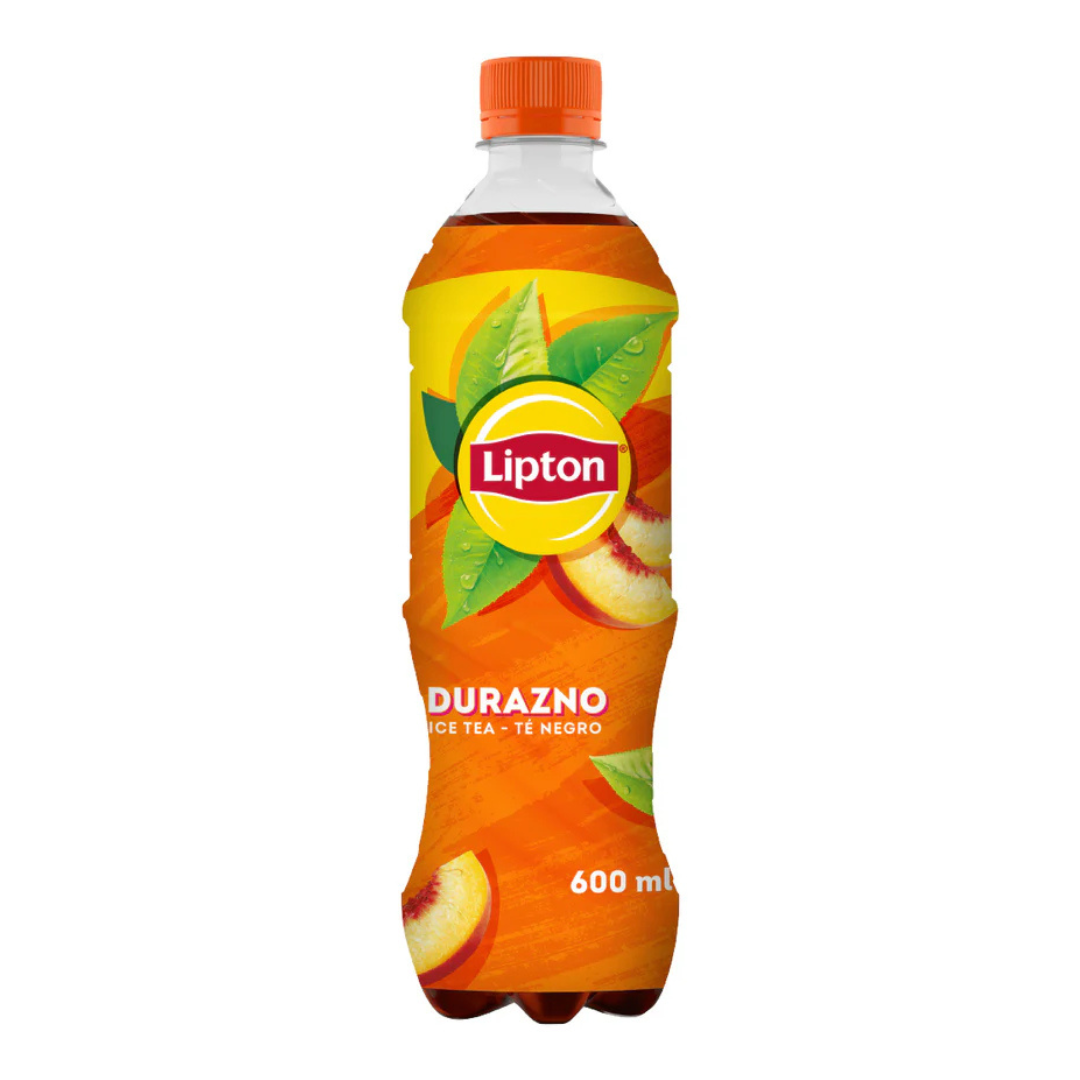 LIPTON TE NEGRO DURAZNO PET 600CCX6