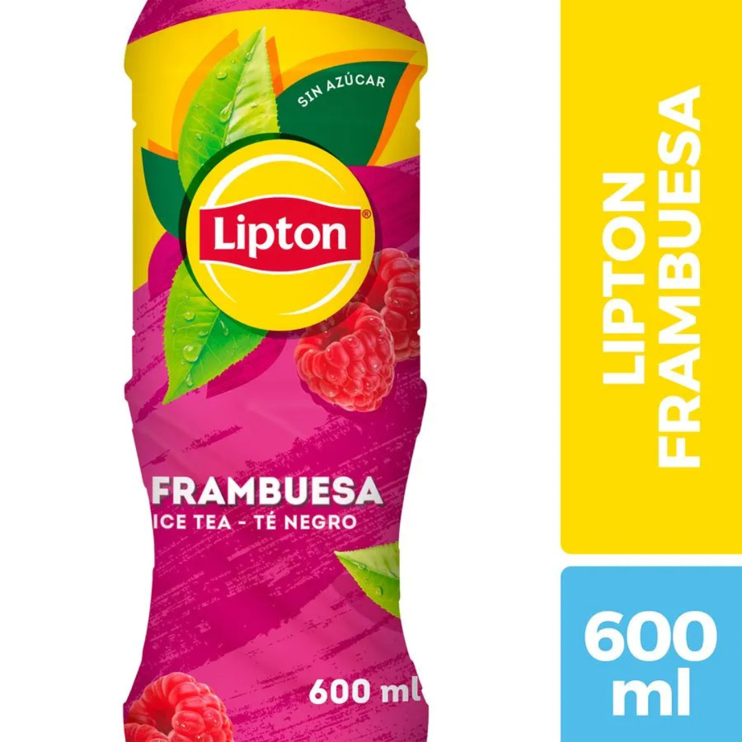 LIPTON TE NEGRO FRAMB PET 600CCX6