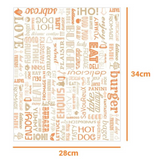 PAPEL ANTIGRASA  28X34 | PAROLE NARANJA