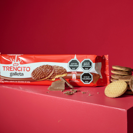 GALLETA TRENCITO CUBIERTA DE CHOCOLATE