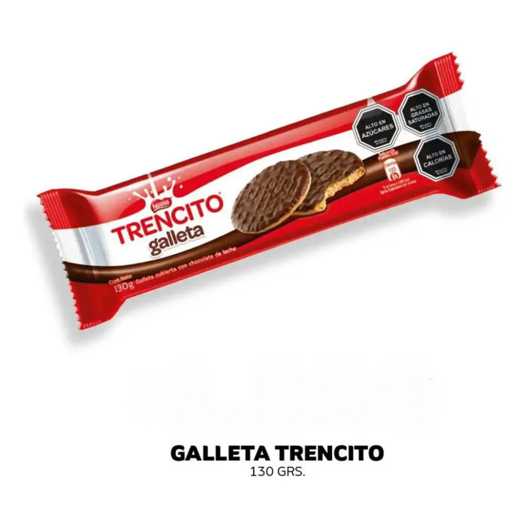 GALLETA TRENCITO CUBIERTA DE CHOCOLATE