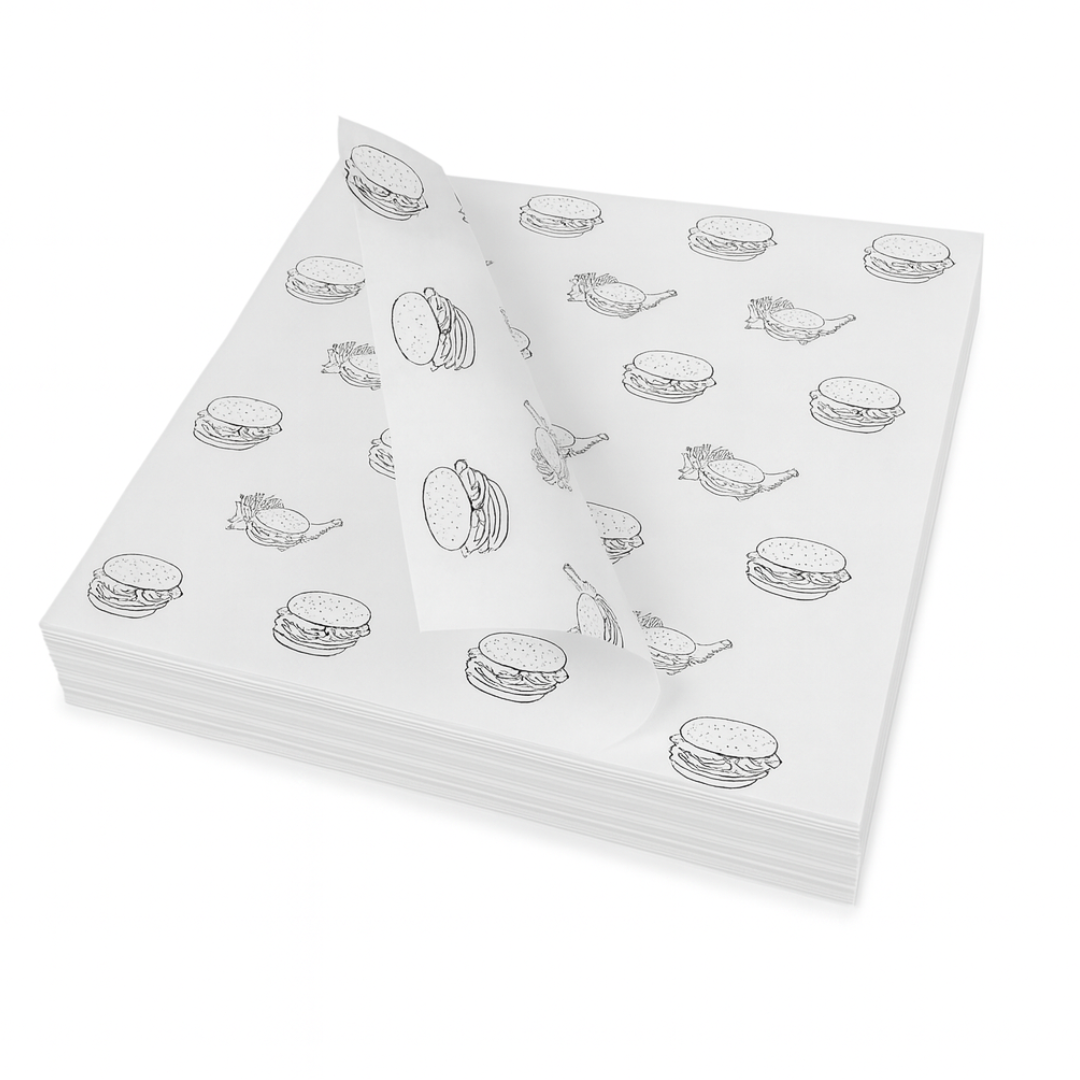 PAPEL ANTIGRASA 30,5X30,5 | BLANCO