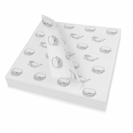PAPEL ANTIGRASA 30,5X30,5 | BLANCO
