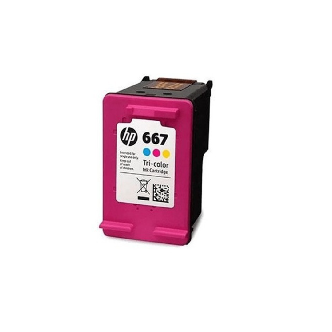 TINTA HP 667  TRICOLOR
