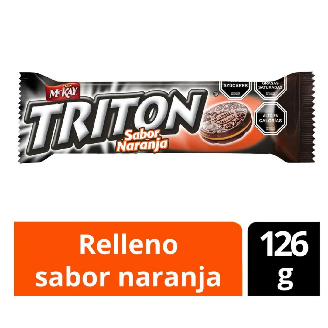GALLETA TRITON NARANJA 126GR MC KAY