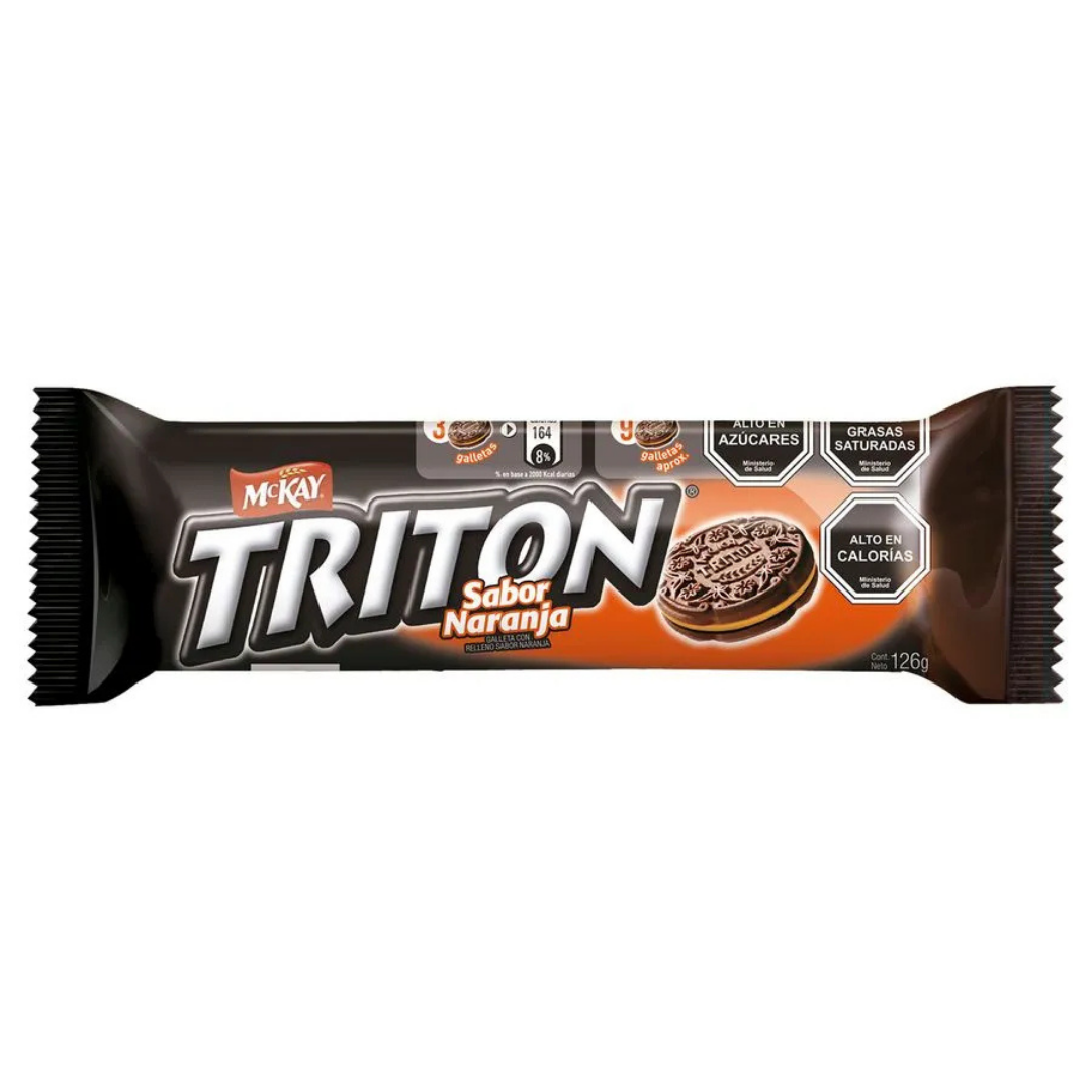 GALLETA TRITON NARANJA 126GR MC KAY
