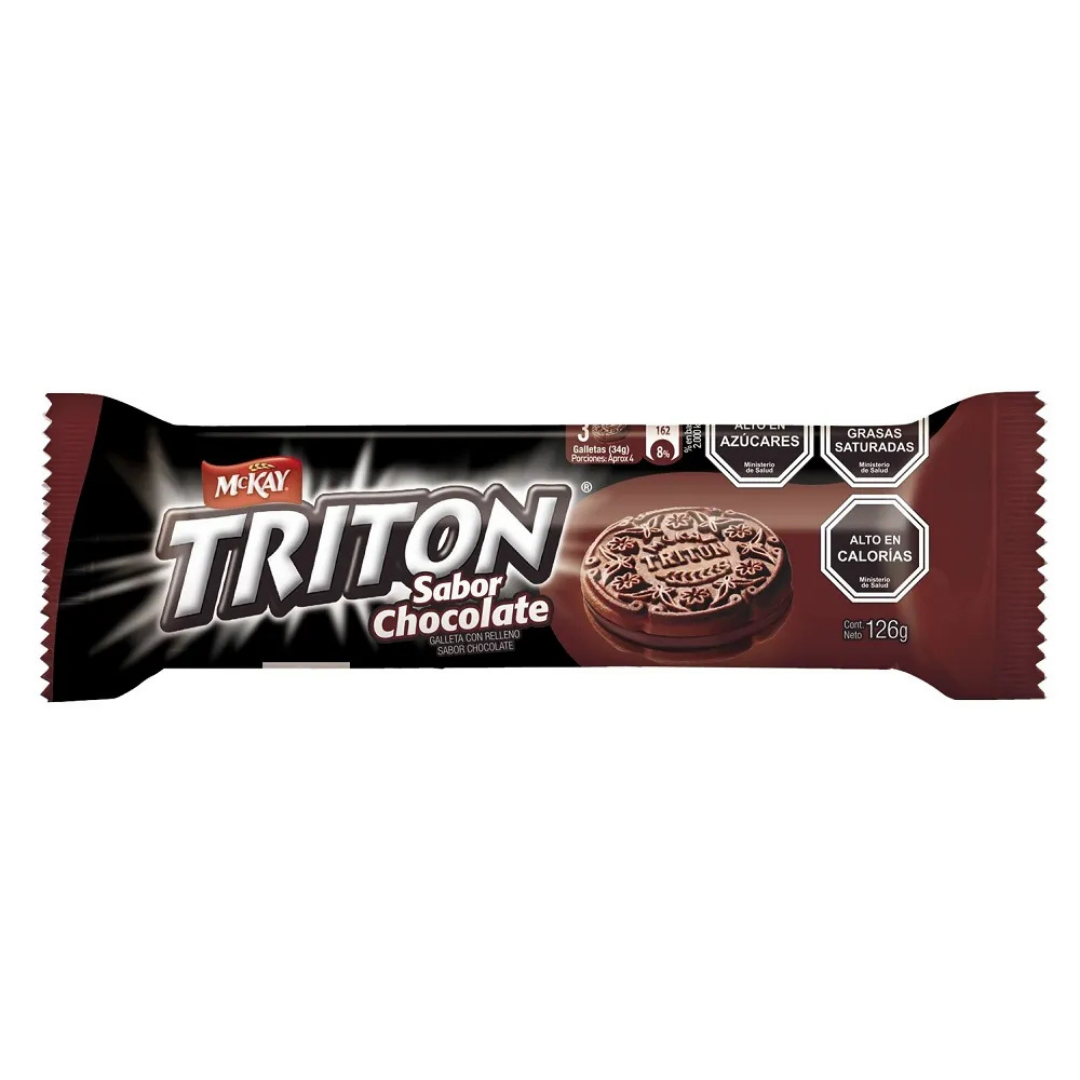 GALLETA TRITON SABOR CHOCOLATE 126G