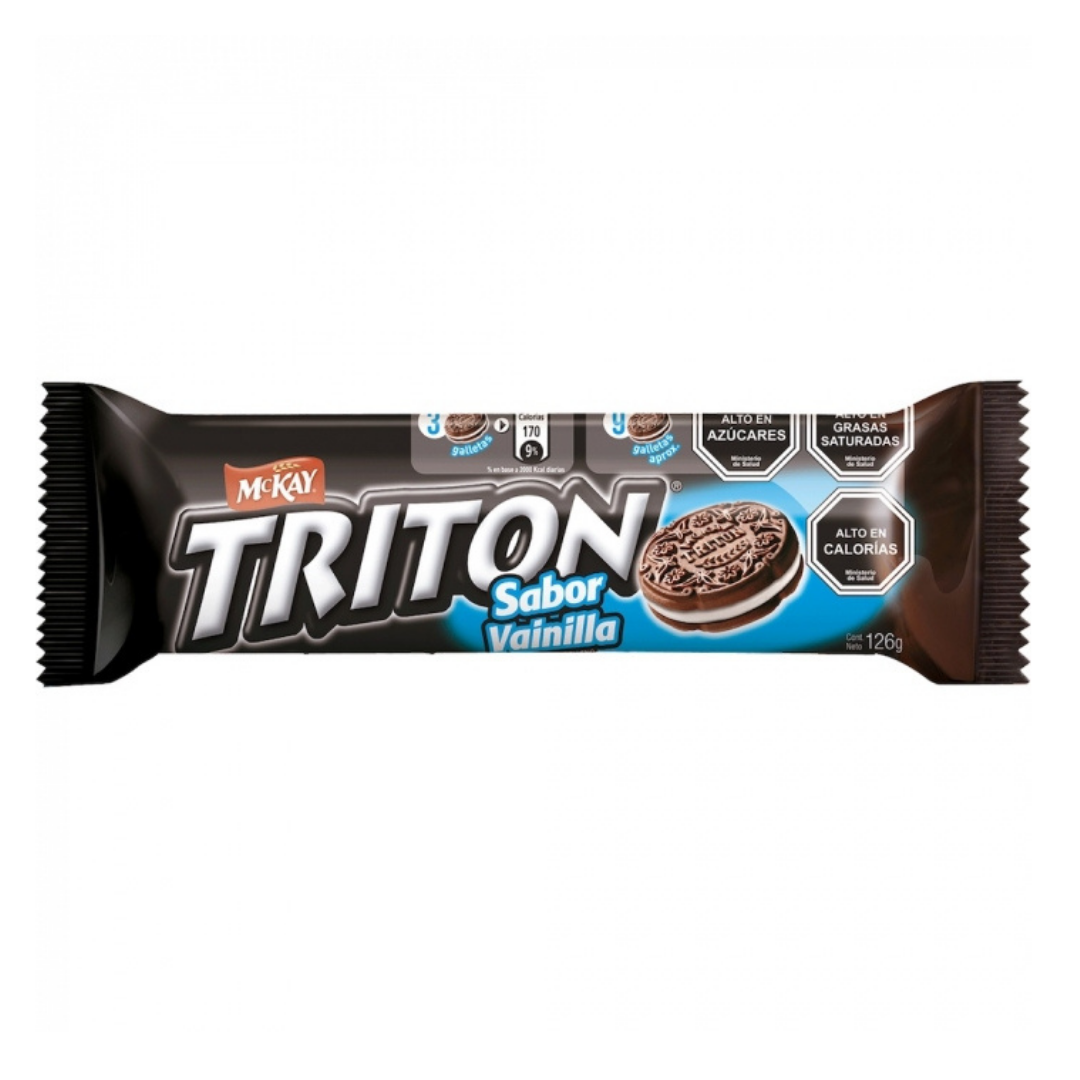 GALLETA TRITON VAINILLA 126GR MC KAY