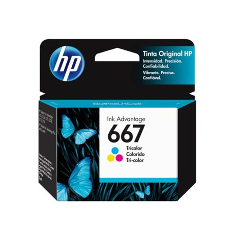 TINTA HP 667  TRICOLOR