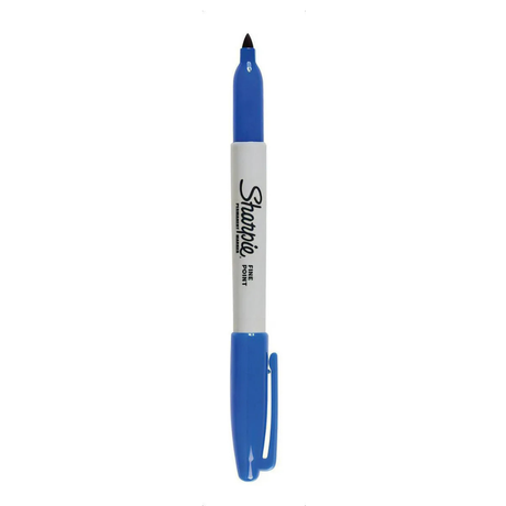 MARCADOR PERMANENTE SHARPIE PUNTA FIN AZUL