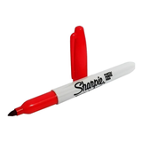 MARCADOR PERMANENTE SHARPIE PUNTA FIN ROJO