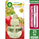 AIRWICK RECARGA DESODORANTE ELECTRICO MANZANA CANELA 5 UNID