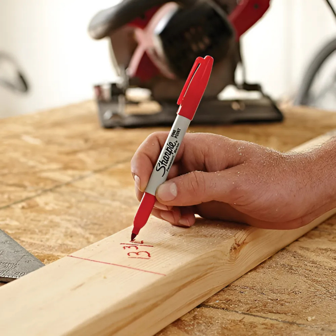 MARCADOR PERMANENTE SHARPIE PUNTA FIN ROJO