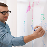 MARCADOR PIZARRA PTA REDONDA AZUL TORRE