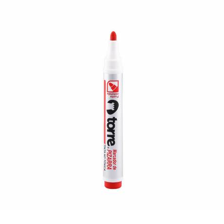 MARCADOR PIZARRA PTA REDONDA ROJO TORRE