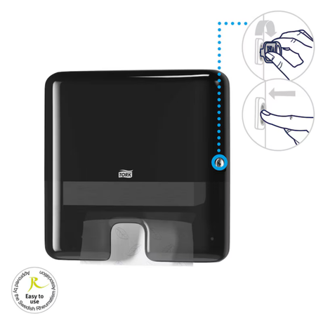 TORK ELEVATION TOALLA INTERFOLD MINI NEGRO - H2