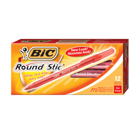 BOLIGRAFO STIC MEDIO 1MM ROJO - BIC