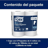 HI70006 TORK UNIVERSAL HIGIENICO ROLLO H/S 32X100 MT