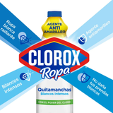 CLOROX QUITA MANCHA BLANCOS INTENSO 960ML