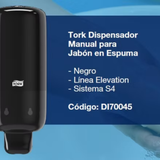 TORK ELEVATION JABÓN ESPUMA NEGRO - S4