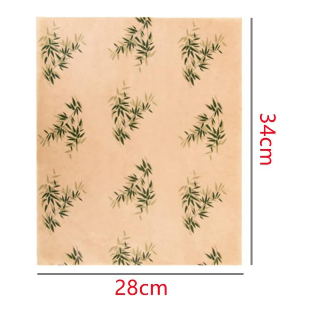 Papel antigrasa 28x34cm feel green