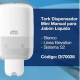 TORK ELEVATION JABÓN MINI BLANCO - S2