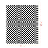 Papel antigrasa 28x34cm negro/blanco