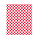 Papel antigrasa 28x34cm rojo/blanco