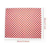 Papel antigrasa 28x34cm rojo/blanco