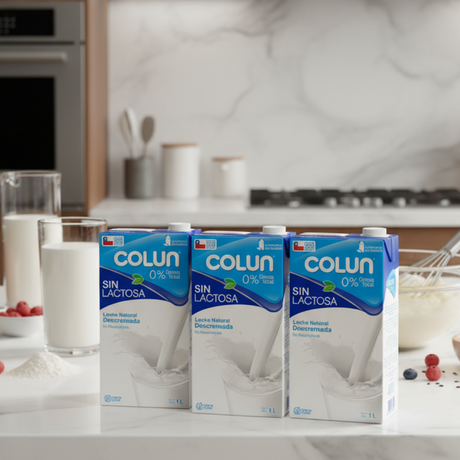 LECHE DESCREMADA S/ LACTOSA COLUN 1L