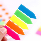 BANDERITAS ADH.SET 6U.PLÁST NEÓN 20H C/U