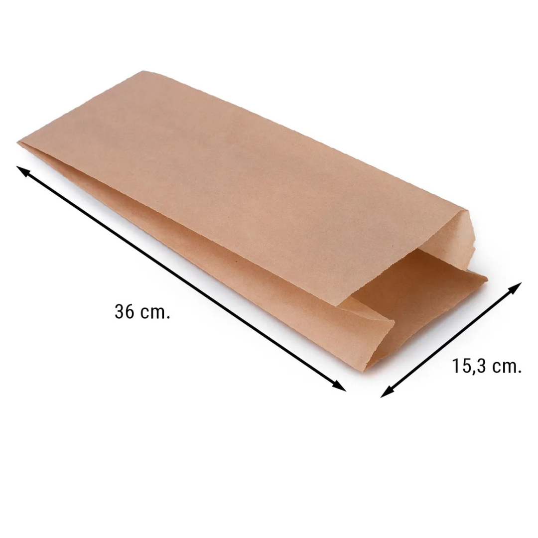 SACO PAPEL KRAFT 3 KG X1000