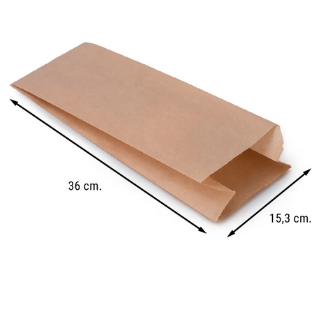 SACO PAPEL KRAFT 3 KG X1000