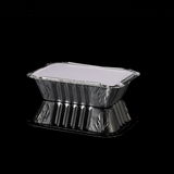 BANDEJA ALUMINIO 250 ML CON TAPA CARTON ALUMINIO (1X20) (C5)
