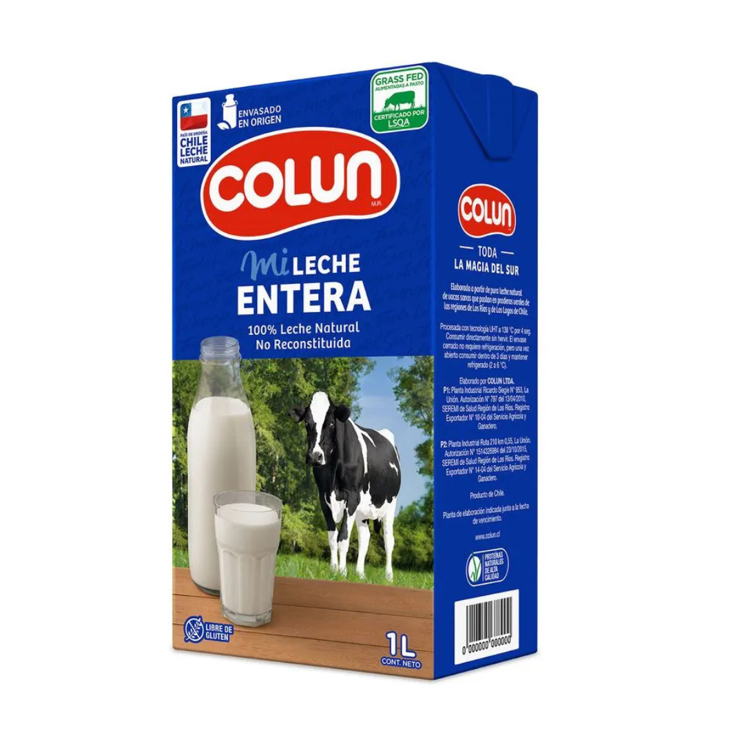LECHE ENTERA 1 L COLUN