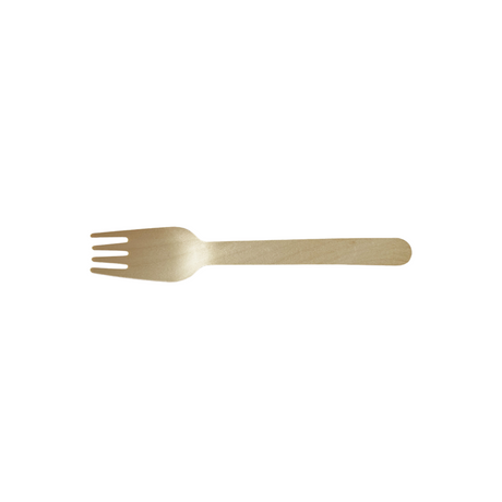 Tenedor de madera 16cm