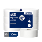 HI70003 TORK UNIVERSAL HIGIENICO JUMBO H/S 12X300 MT